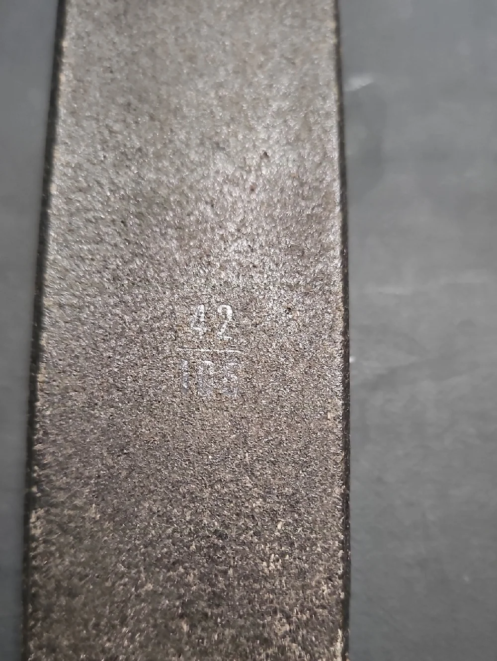 L.L. Bean Cowhide Black Leather Belt - Made in England Size 42